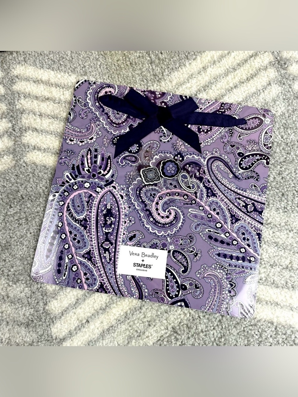 VERA BRADLEY Paisley Magnetic Hangable Memo Bulletin Board Wall Art Office